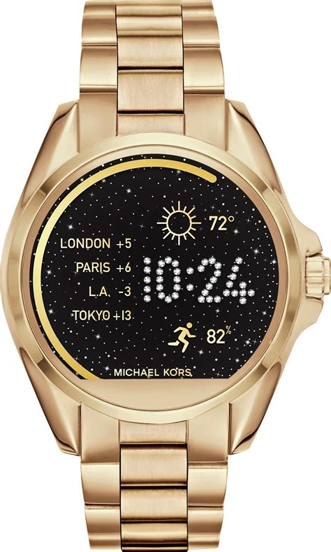 smart watch michael kors mujer|Michael Kors bradshaw women's watch.